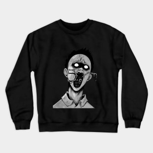 Zombie Boy Walking Crewneck Sweatshirt